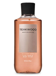 Bath & Body Works Teakwood Men's 2-IN-1 Hair & Body Wash 10 Oz.