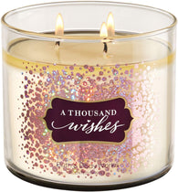 Bath and Body Works A THOUSAND WISHES 3-Wick Candle 14.5 Ounce