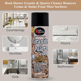 Rock Doctor Granite Cleaner - Cleans& Renews Surfaces - (18 oz) Surface Cleaner Spray, Granite/Marble Countertop Cleaner, Cleaning Spray for Vanity, Table Top, Kitchen Counters, Stone Surfaces (2Pack)