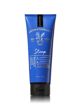 Bath and Body Works Aromatherapy Sleep Lavender & Cedarwood Body Cream. 8 Oz.