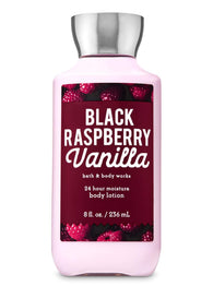 Bath and Body Works Black Raspberry Vanilla Lotion 8 Ounce Full Size Signature Collection