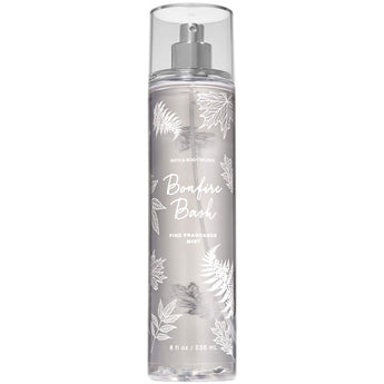 Bath and Body Works Bonfire Bash Fine Fragrance Mist 8 Ounce Gray Bottle Fall 2019 Collection